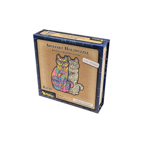 Philos  Puzzle Artefakt 2in1 Katze (160Teile) 