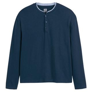 La Redoute Collections  Langarm-Shirt mit Rundhals und Knopfleiste 