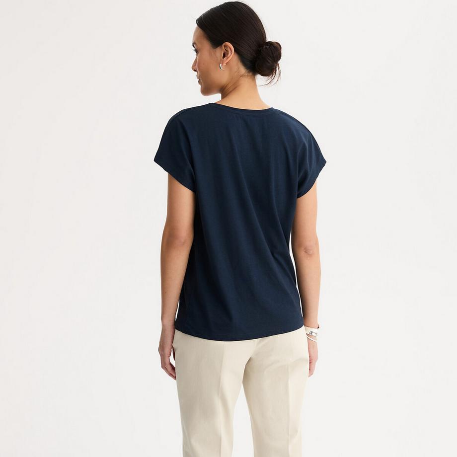 La Redoute Collections V-Ausschnitt T-Shirt  