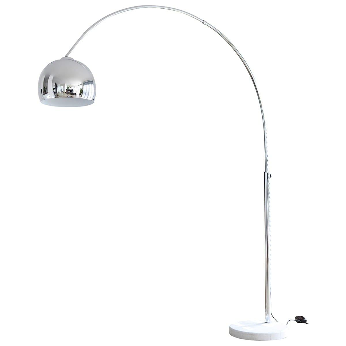 Image of Bogenlampe 208cm Chrom Unisex Silber ONE SIZE