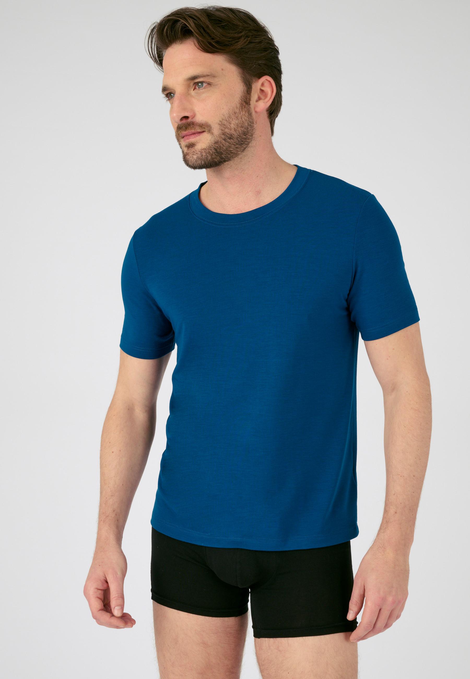 Image of Thermoregulierendes T-shirt Herren Blau XL