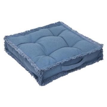 Cuscino per pavimento 45 x 45 cm in Cotone Blu - HONDURAS