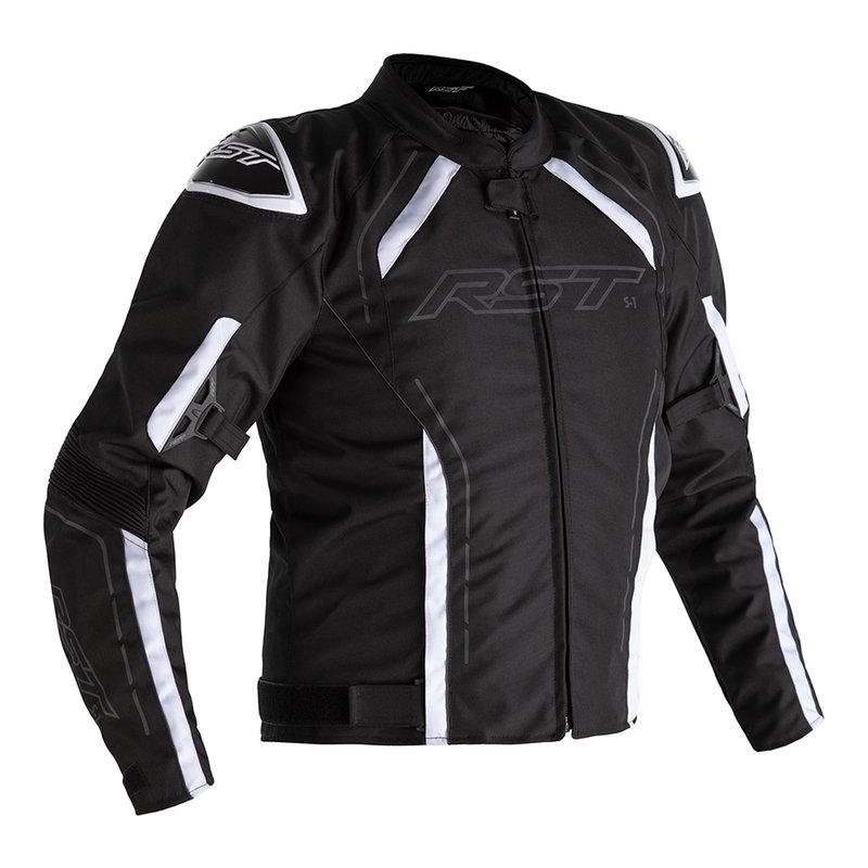 Image of Motorradjacke S-1 Unisex Schwarz/Weiss S