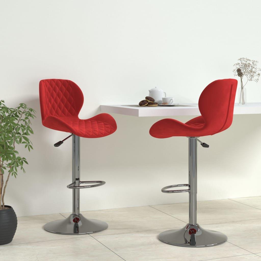 VidaXL Tabouret de bar velours  