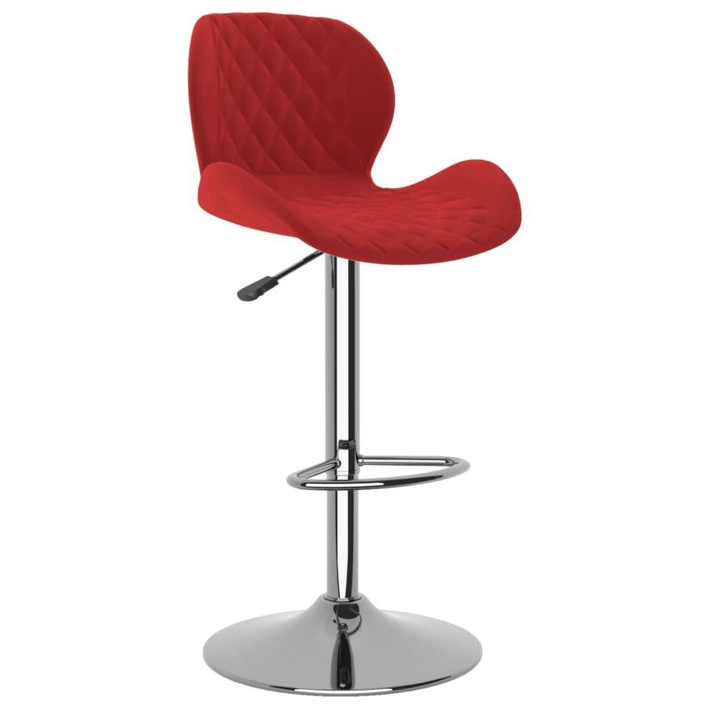 VidaXL Tabouret de bar velours  