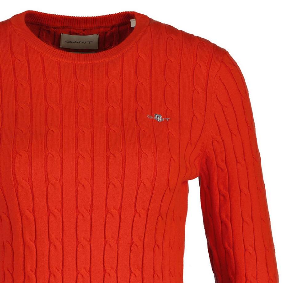 GANT Pull en tricot torsadé Coupe ajustée  