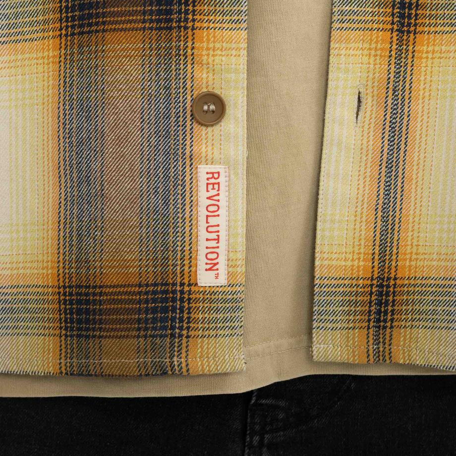 Revolution Camicia Casual a Quadri  