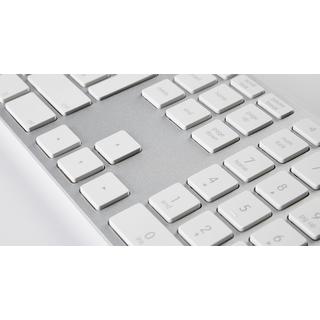 LMP  25059 clavier USB QWERTZ Suisse Argent, Blanc 