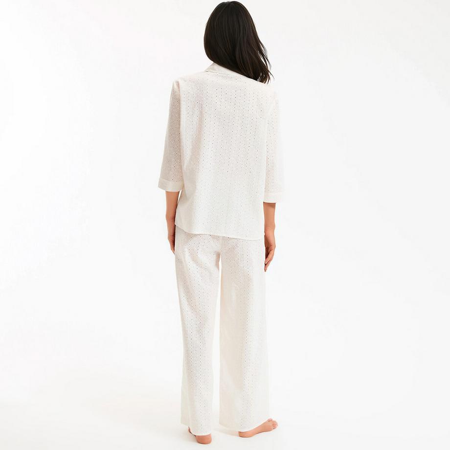 La Redoute Collections Pigiama con ricamo inglese  