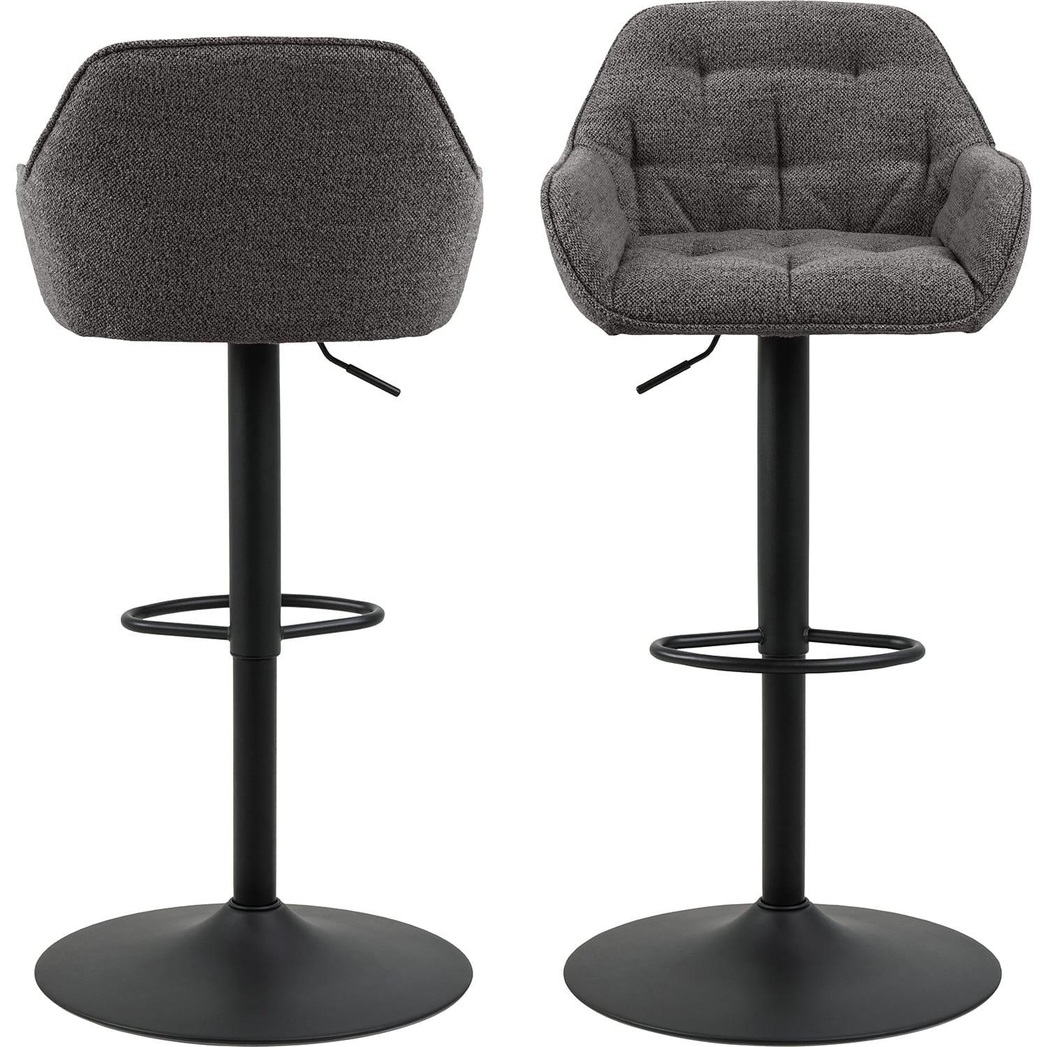 mutoni Sgabello Shields antracite girevole 109 (1 pezzo)  