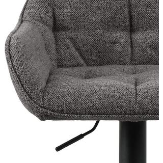 mutoni Sgabello Shields antracite girevole 109 (1 pezzo)  