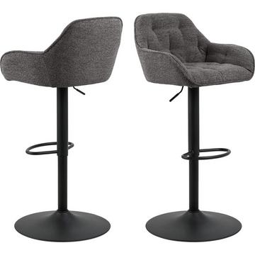 Tabouret de bar Shields anthracite pivotant 109 (1 pièce)