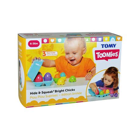 TOMY  Toomies Farbenfrohe Quieck Eier 