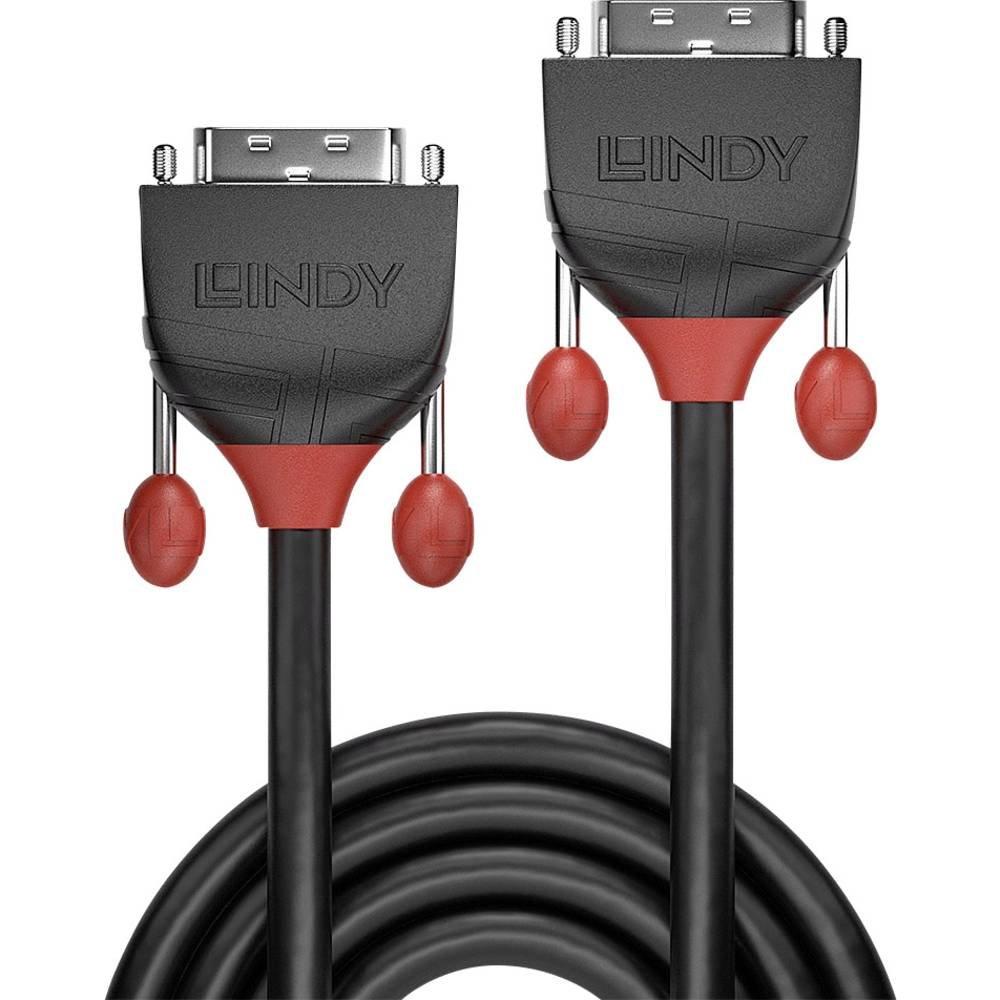 LINDY  LINDY 10m DVI-D Single Link Kabel, Black Line 