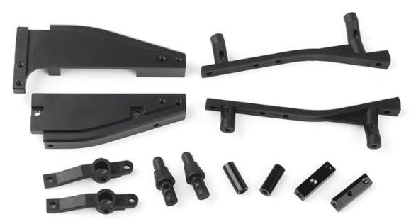 Image of Rc4wd Z-s2130 Rc-modellbau Ersatzteil & Zubehör Karrosseriemontageset Unisex Schwarz