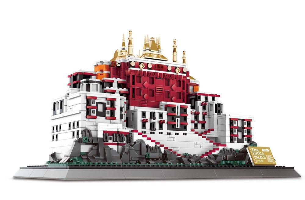 Image of Technische Daten: Anzahl Teile: 1464 Abmessungen: 430x240x240mm Altersgruppe: 6+ Lieferumfang: • 1x Potala Palace Tibet Bausatz (1464 Teile) • 1x Bauanleitung Multicolor