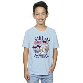 LOONEY TUNES  Girls Play Football TShirt 