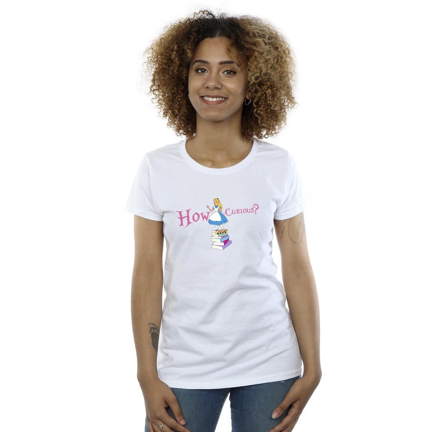 Disney  Tshirt ALICE IN WONDERLAND HOW CURIOUS 