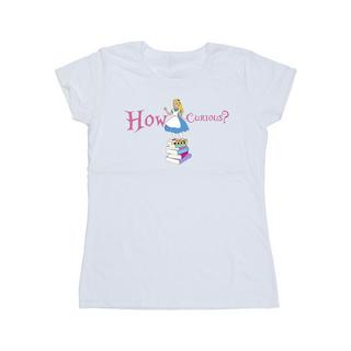 Disney  Tshirt ALICE IN WONDERLAND HOW CURIOUS 