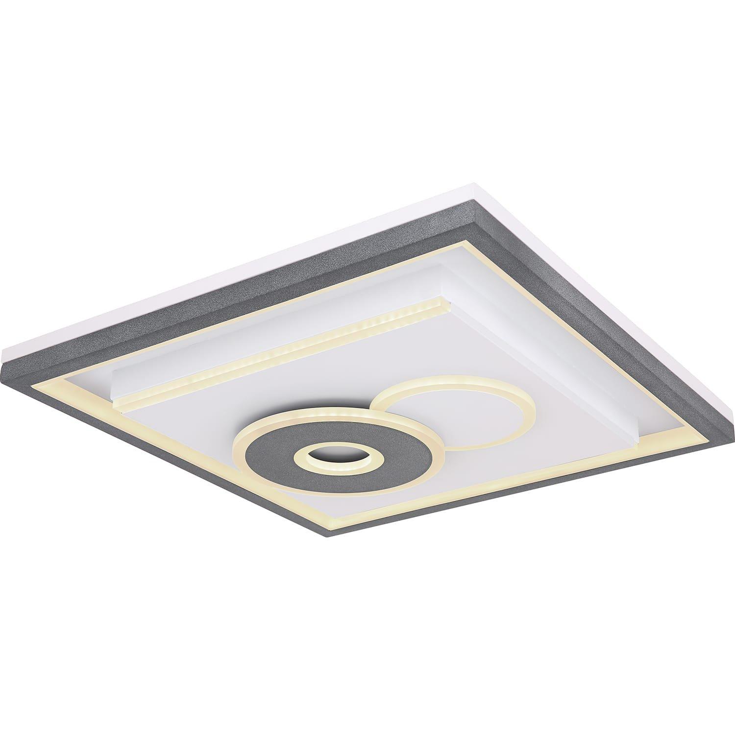 Image of Deckenleuchte Sundi Metall weiss LED 54x54x10 Deckenleuchte Sundi Metall weiss LED 54x54x10