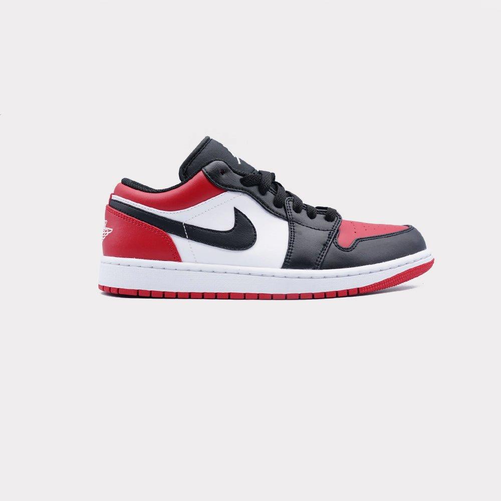 Image of NikeAirJordan1-LowBredToeHerrenRotBunt42