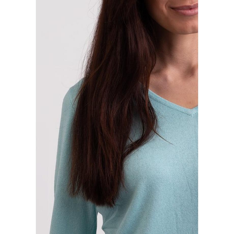 CASH-MERE.CH Seta Cashmere Maglione Scollo a V  