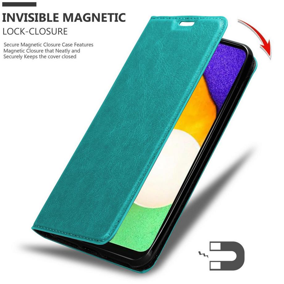 Cadorabo  Hülle für Samsung Galaxy A13 5G Magnetverschluss, Kartenfach 