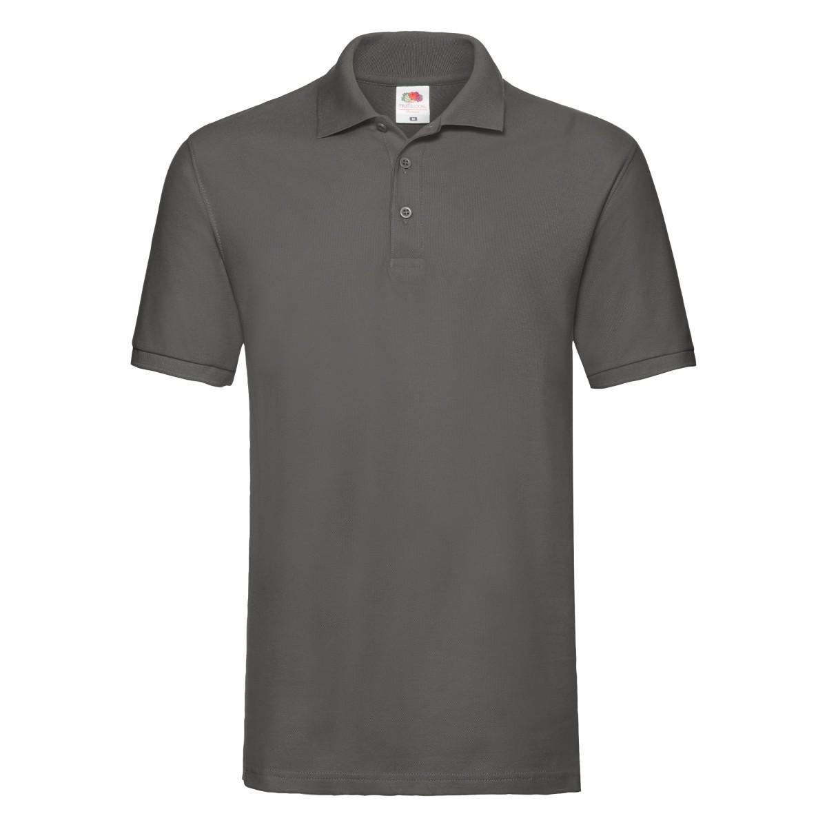 Image of Premium Poloshirt Herren Taubengrau L