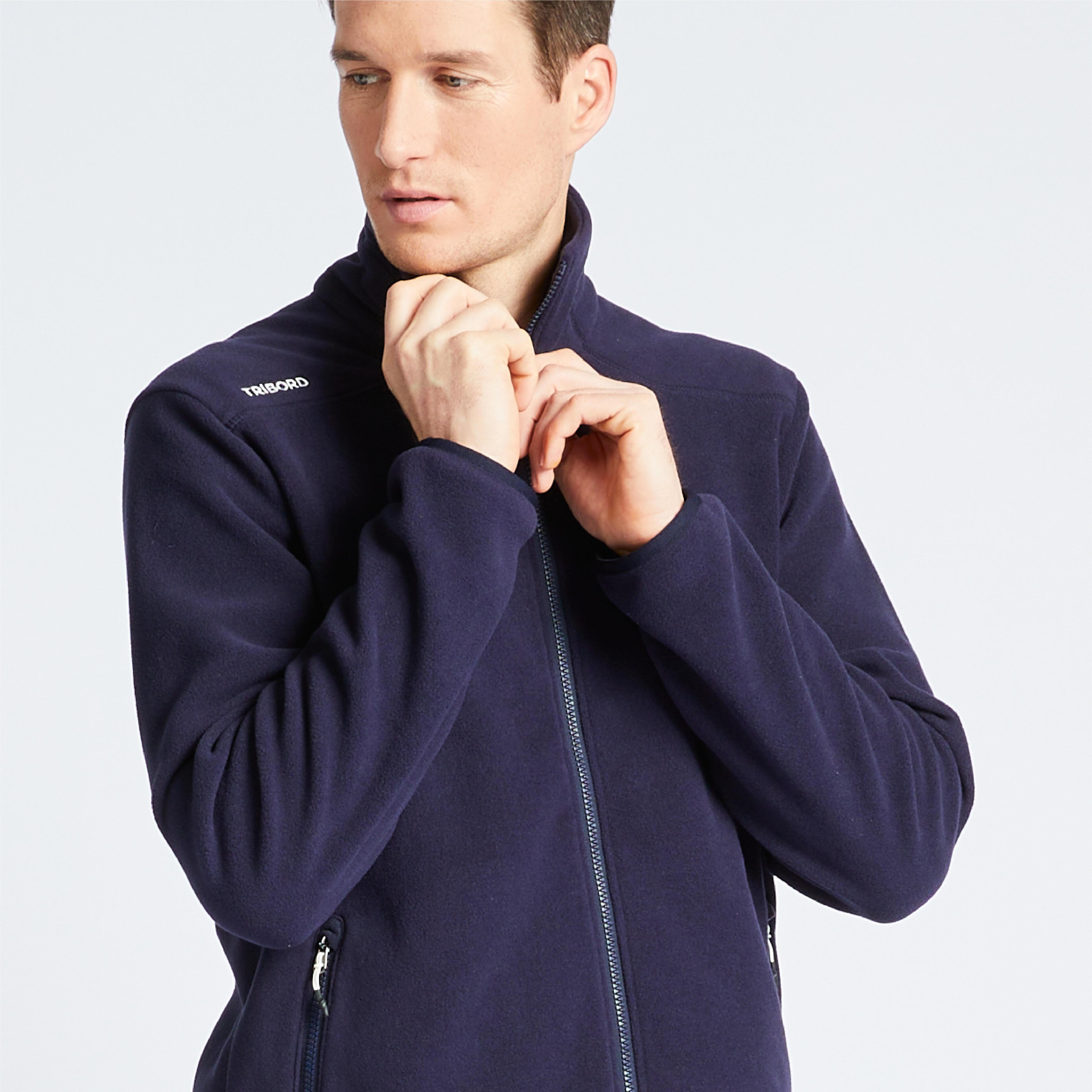 DECATHLON Sailing 100 Fleecejacke Grau meliert  