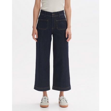 OPUS  Wide Cropped Jeans Macona blue 