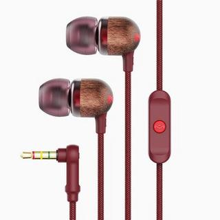 House of Marley  The House Of Marley Smile Jamaica Auricolare Cablato In-ear Musica e Chiamate Rosso, Legno 