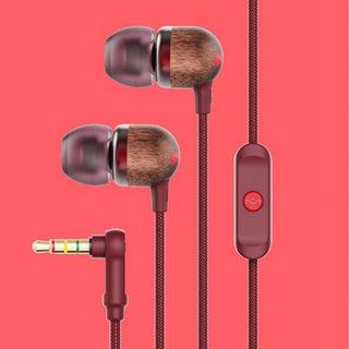 House of Marley  The House Of Marley Smile Jamaica Auricolare Cablato In-ear Musica e Chiamate Rosso, Legno 