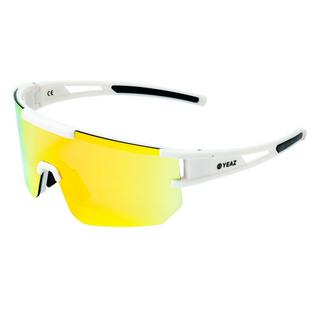 YEAZ  SUNSPARK Sport-Sonnenbrille Creme White/Mongo Red 