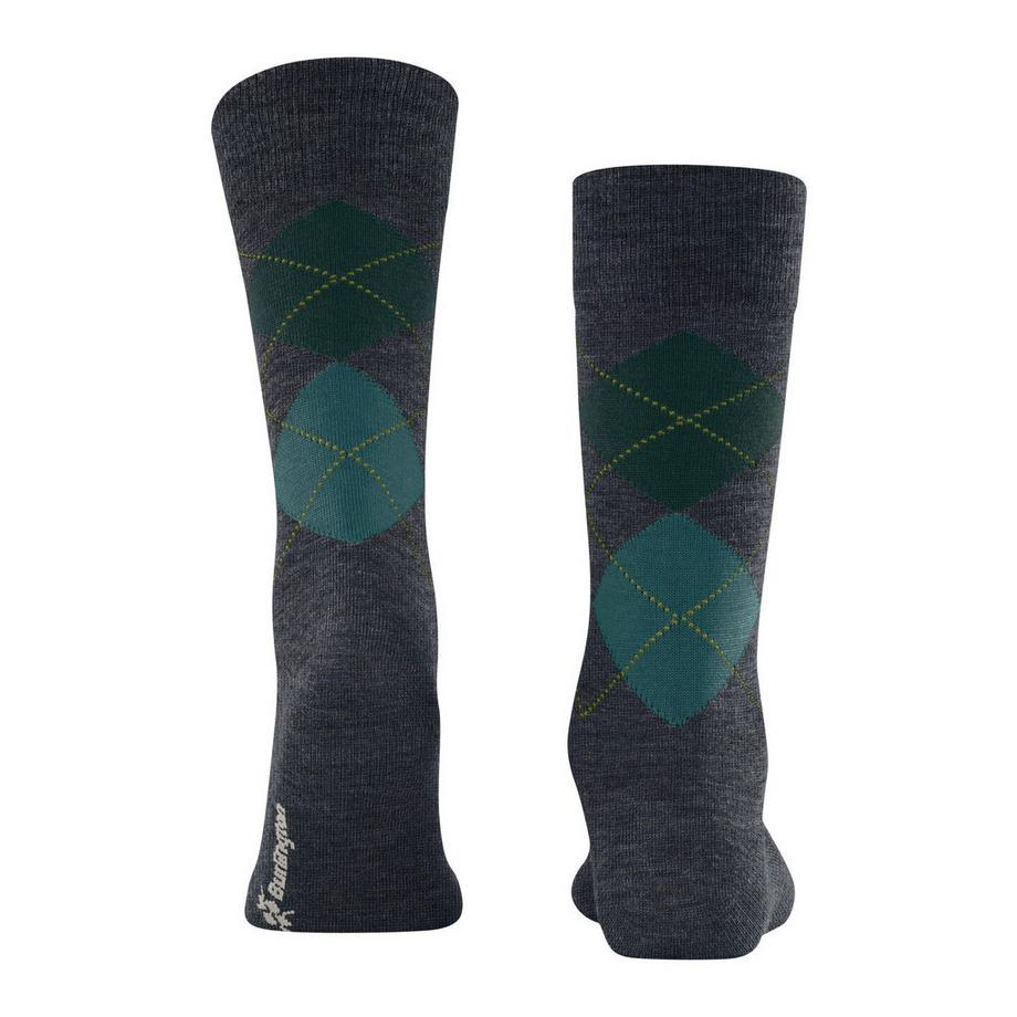 Burlington Edinburgh Melange Wollsocken  
