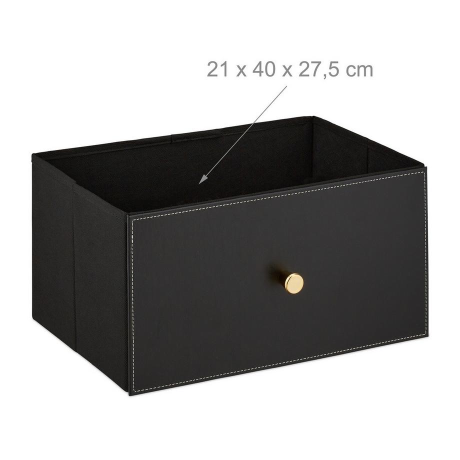 Northix Beistellschrank mit 2 Schubladen  
