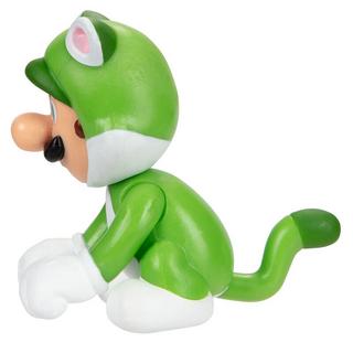 JAKKS Pacific  Figurine Nintendo Super Mario Cat Luigi 6.5cm 