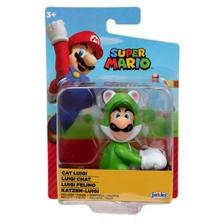 JAKKS Pacific  Nintendo Super Mario Cat Luigi figure 6,5cm 