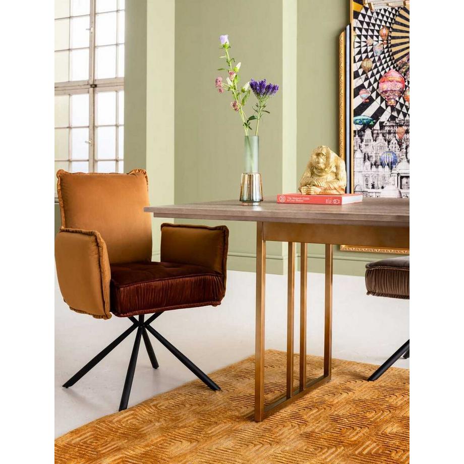 mutoni Poltrona Chelsea marrone  