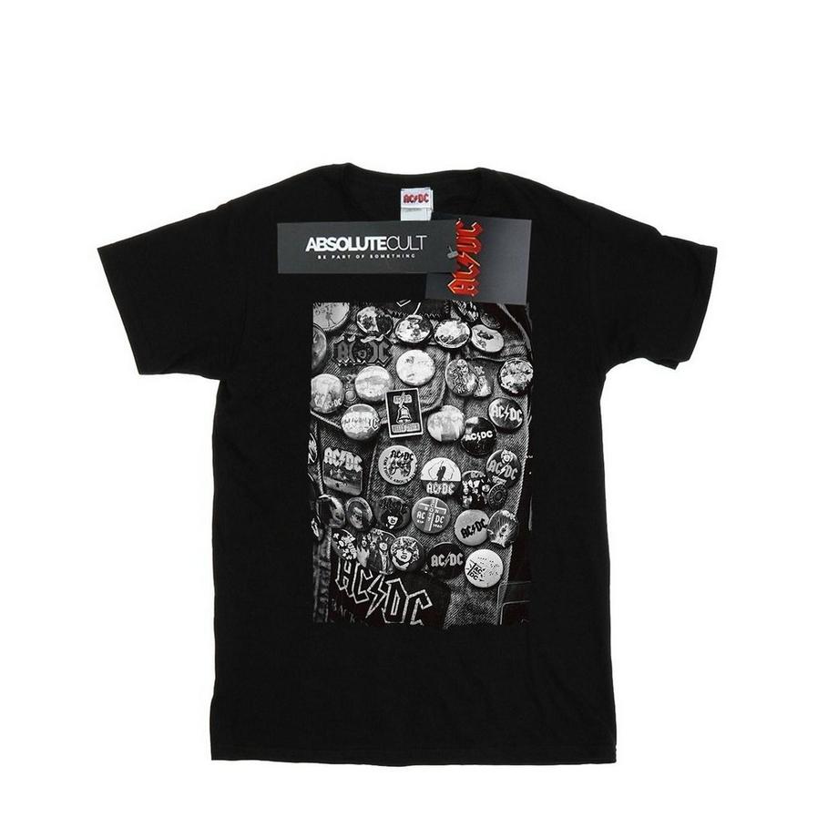 AC/DC ACDC Bedrucktes Boyfriend T-Shirt  