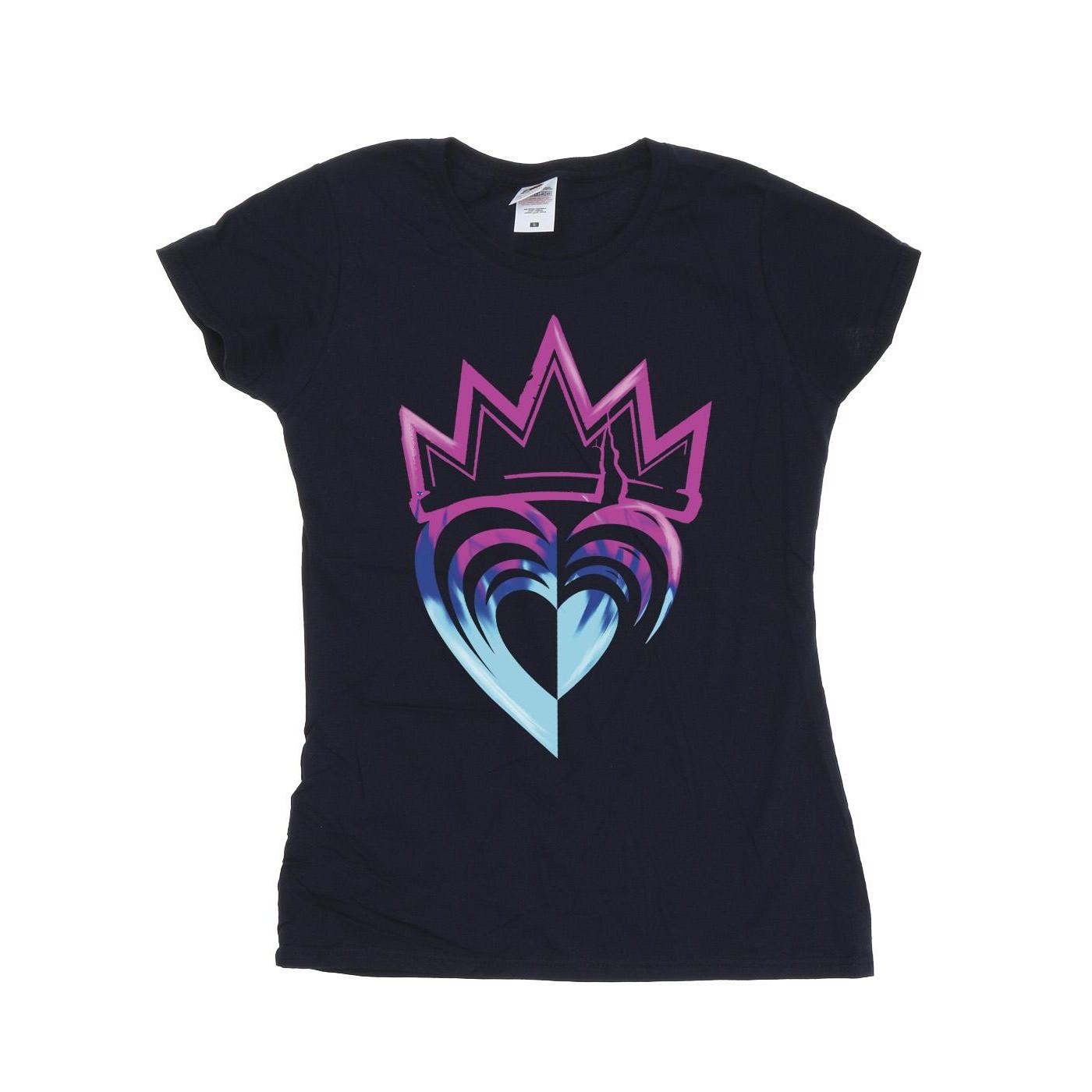Image of Descendants Pink Crown Tshirt Damen Marine M