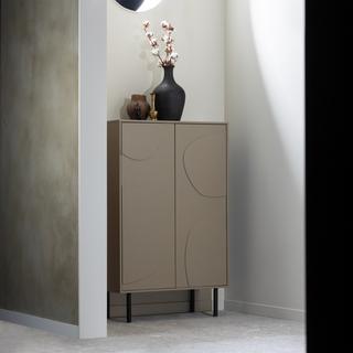 mutoni Highboard Cadiz Kiefer mud melange 135x85  