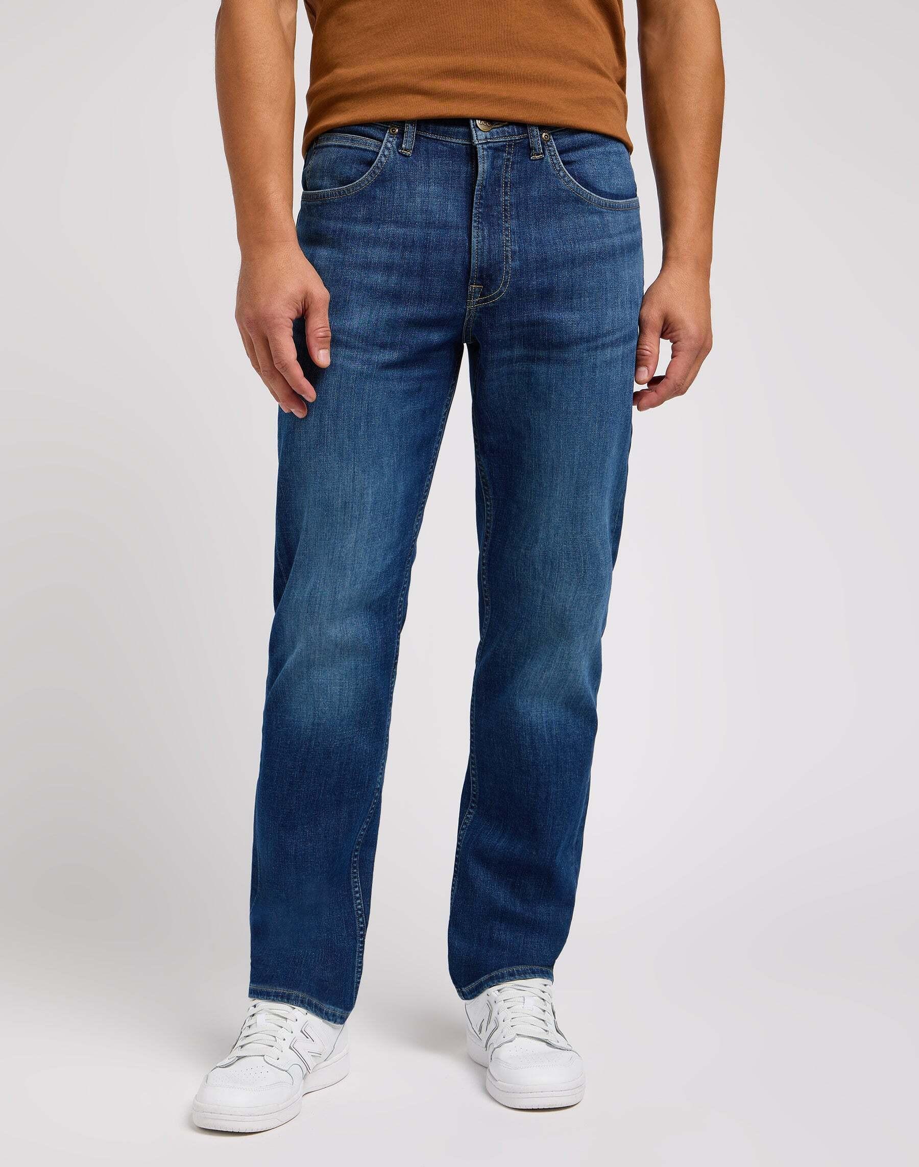 Image of Jeans Brooklyn Straight Unisex Blau L32/W40