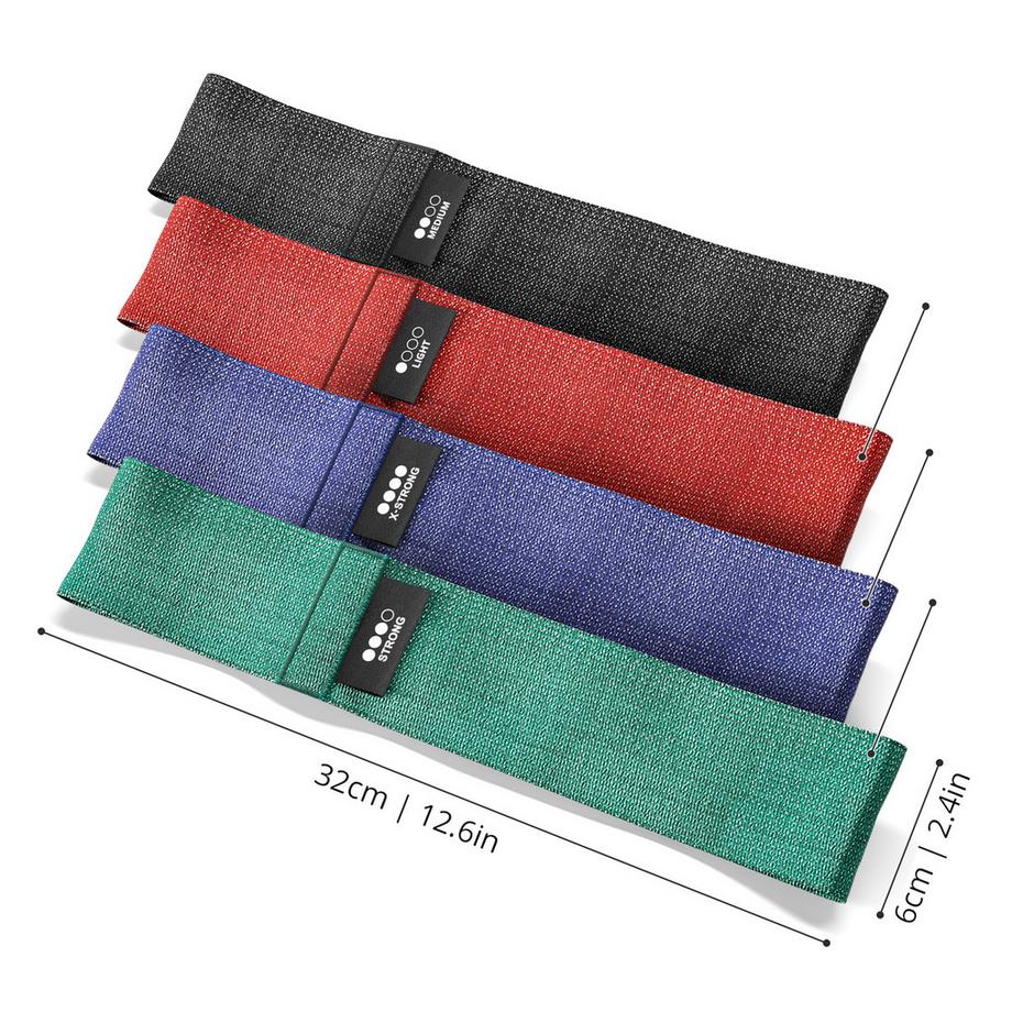 Bemaxx  Bemaxx Fitness Loop Band Set da 5, Tessile 