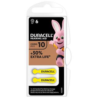 DURACELL  no. 10 Apparecchi acustici EasyTab, 60 pezzi 