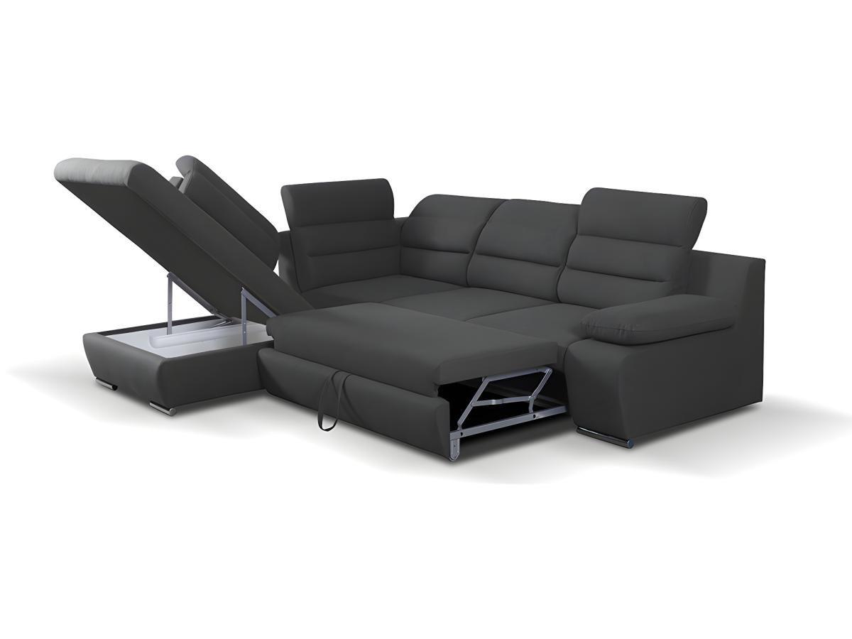 Vente-unique Ecksofa mit Schlaffunktion PYLOS Ecke Links  