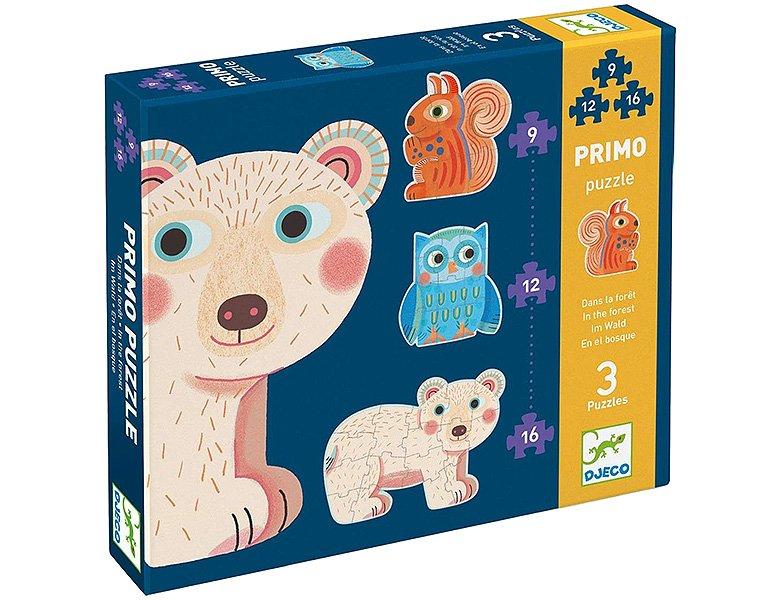 Image of Primo Puzzel In Het Bos (9, 12 & 16 stukjes)