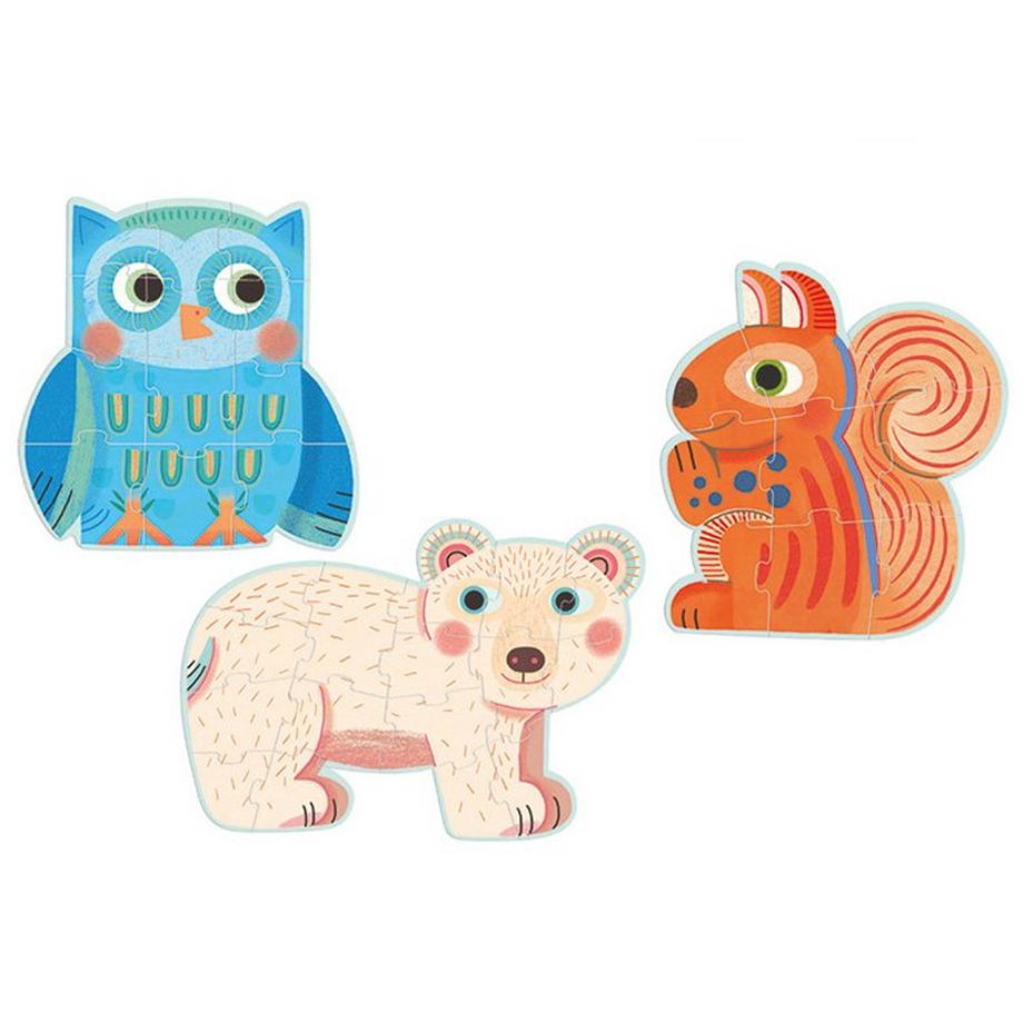 Djeco  Djeco Puzzles Primo - Dans la forêt 