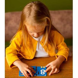Montessori  Puzzle double S'amuser à compter avec 10 images, 20 pcs 