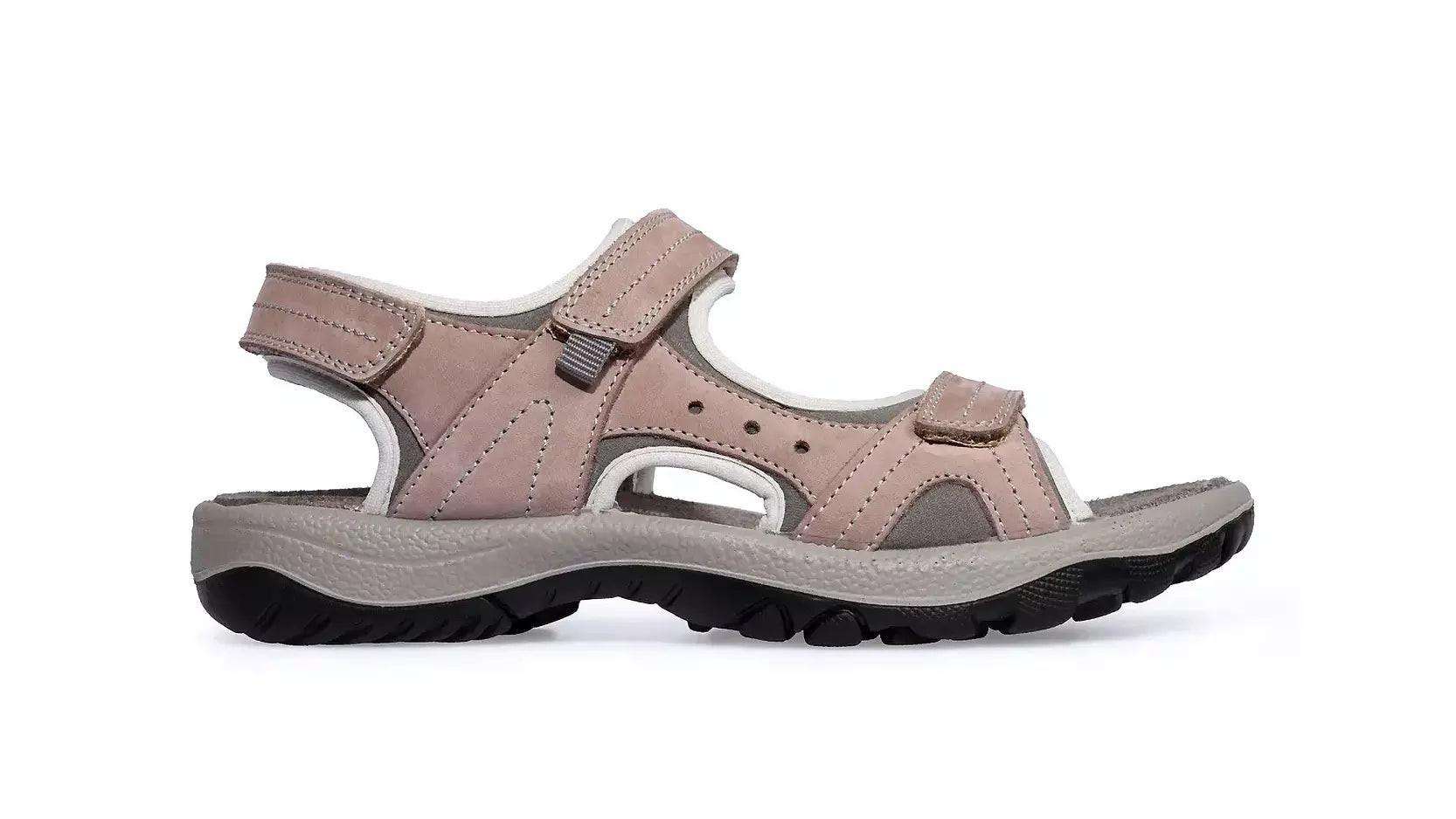 Image of Trekkys - Nubuk Sandale Damen Rosa 38