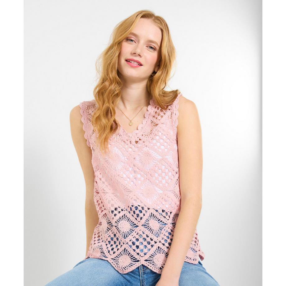Joe Browns Gilet en crochet Col en V  